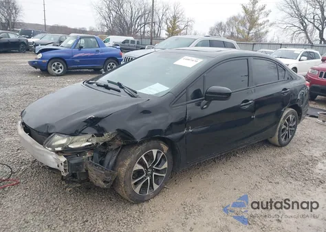 2015 Honda Civic Ex from USA, damaged, VIN 19XFB2F8XFE261262